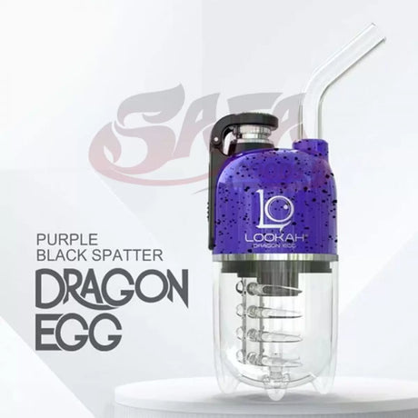 Purple-Black Spatter Dragon Egg Splatter Edition -Lookah