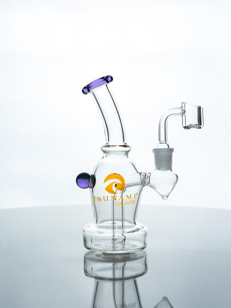 Purple Tsunami 6” Mini Egg Dab Rig – Glass Pipe