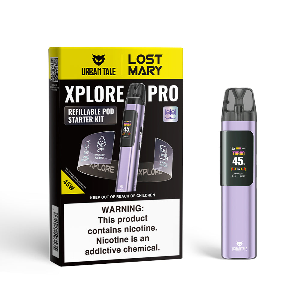XPLORE PRO Refillable Pod Kit - Urban Tale x Lost Mary