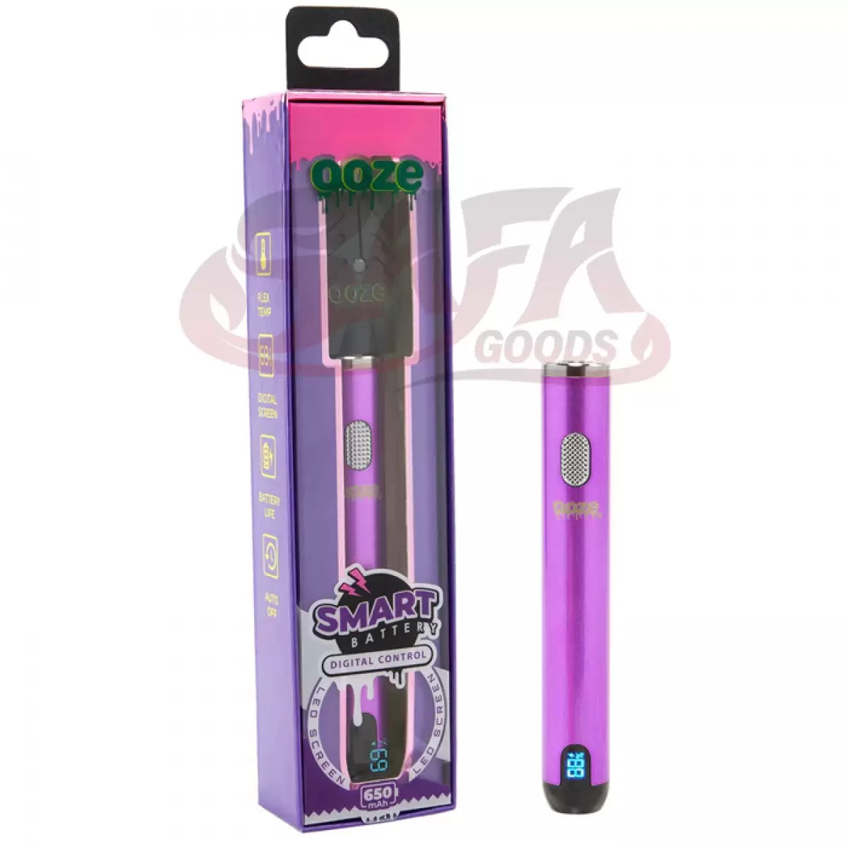 Purple Smart Battery for Cartridges - Ooze