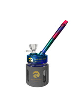 Rainbow 6" Mini Bubbler Water Pipe - Tsunami
