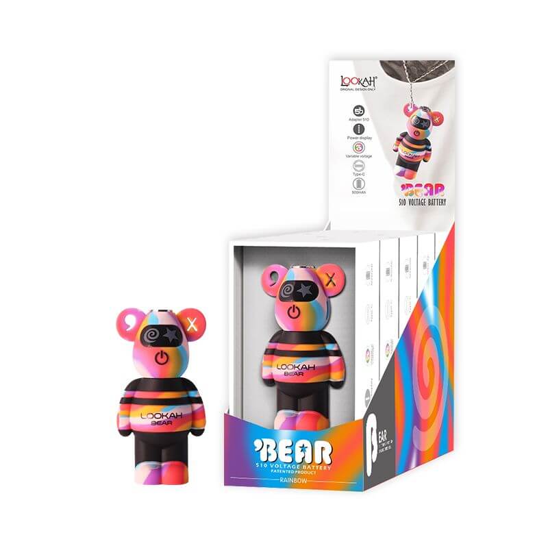 Rainbow Bear Vape Battery - Lookah