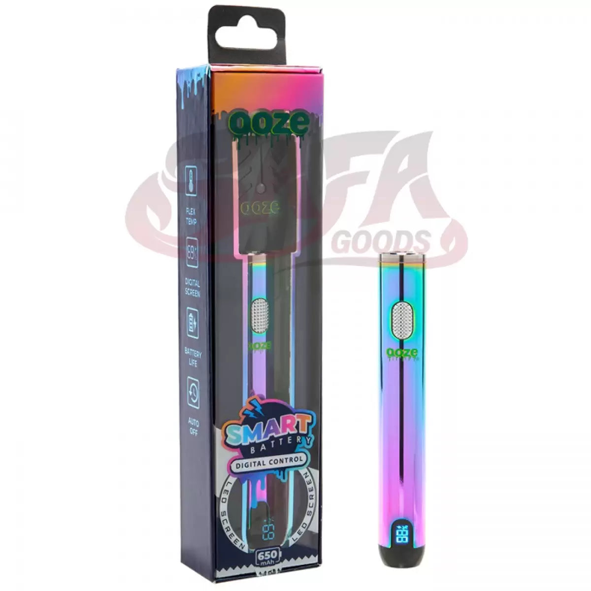 Rainbow Smart Battery for Cartridges - Ooze