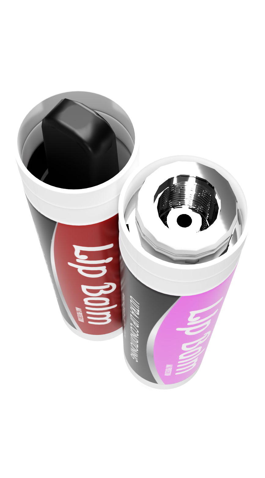 Red and Pink Chapstick Battery - Smyle Labs