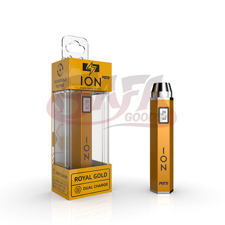 Royal Gold Mini 500mAh 510 Cartridge Battery - ION