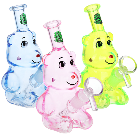SeshGear 5" Happy Bears Glass Water Pipe – 14mm F