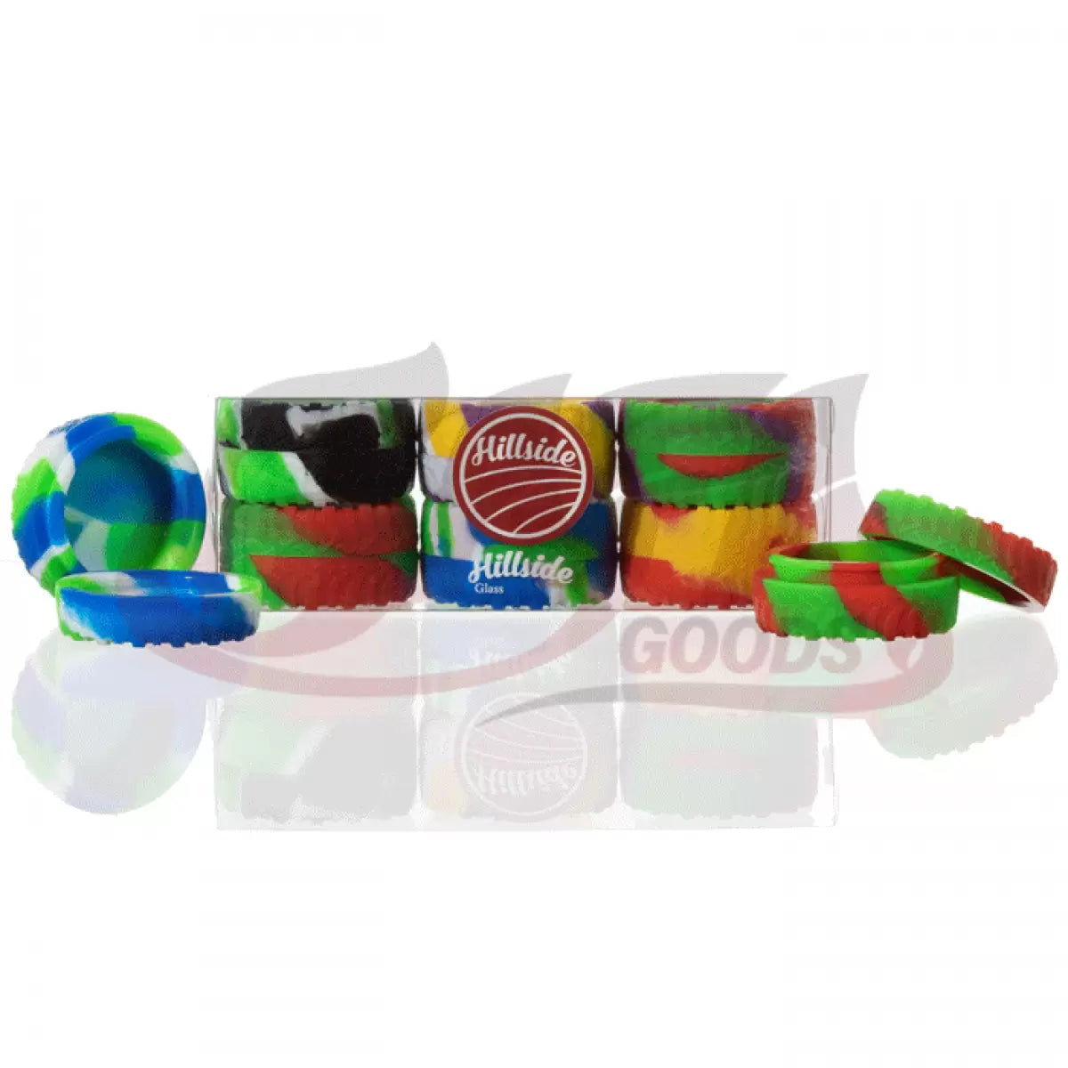 Silicone Tire Concentrate Container 6PC | Hillside Glass