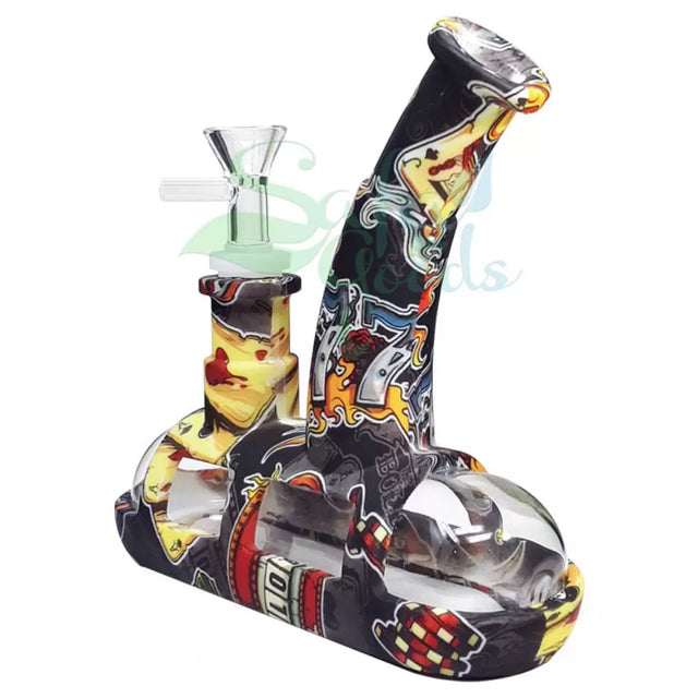 Silicone Tugboat Water Pipe – Assorted Graphics