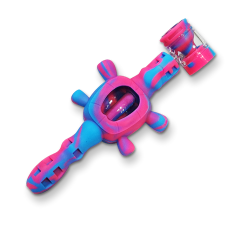 Silicone Turtle Dab Straw & Pipe Combo