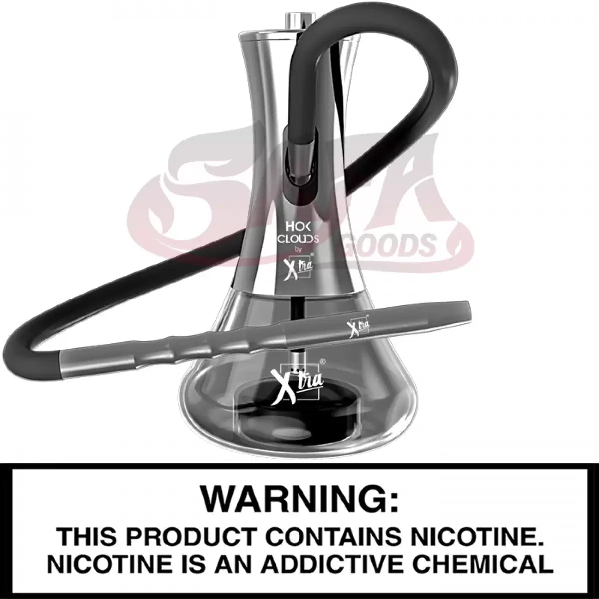 Silver Hookah Kit - HOK Clouds