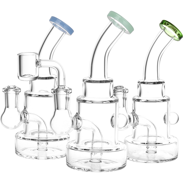Simplicity Glass Rig | 6.25" 14mm F | Asst. Colors – Pulsar