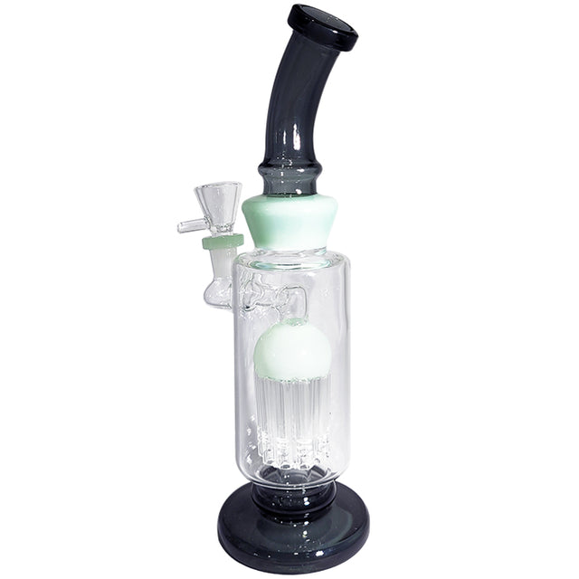 Single Chamber Percolator Glass Water Pipe