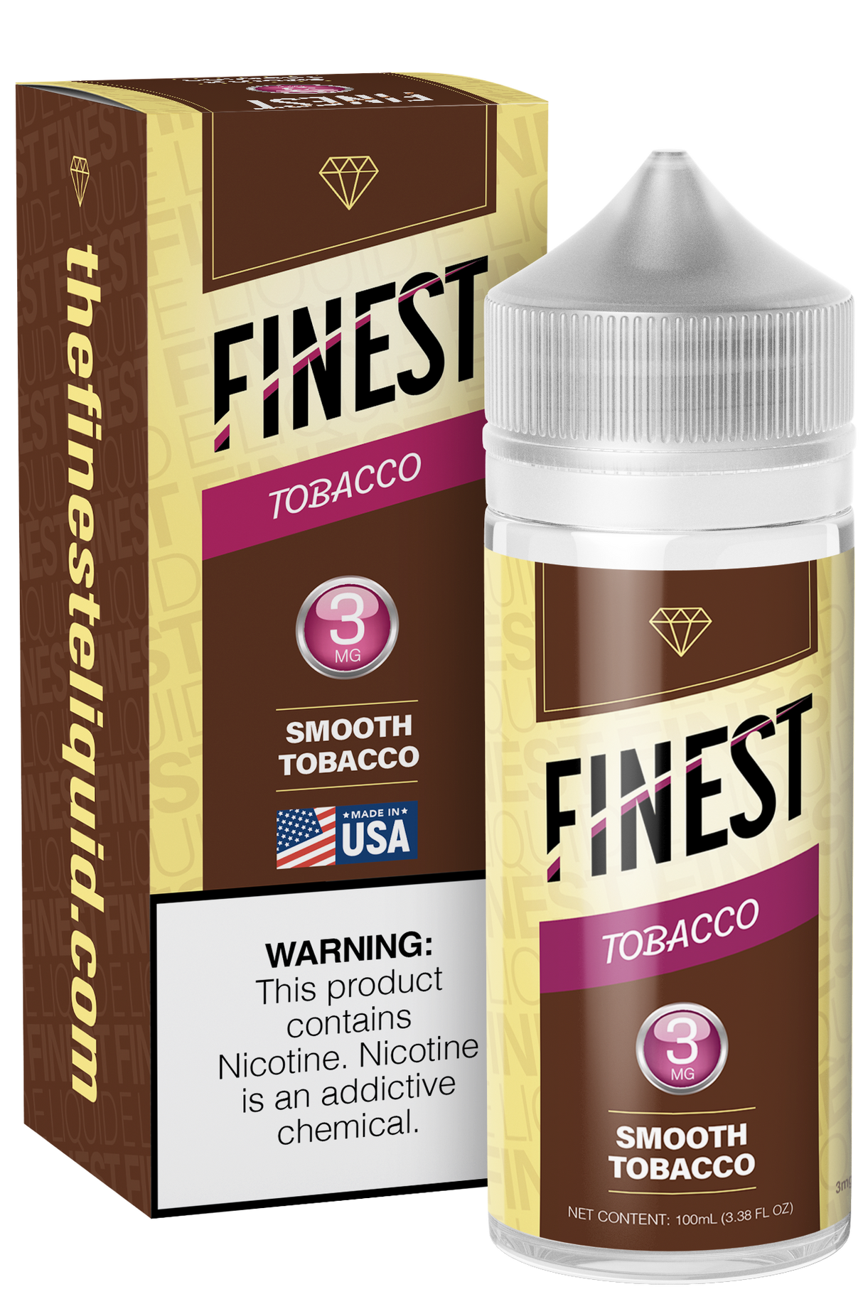 Smooth Tobacco Freebase E-Liquid Tobacco Edition 100ML - The Finest