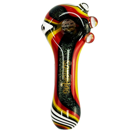 Something Glass Handpipe Printed Design 4"
