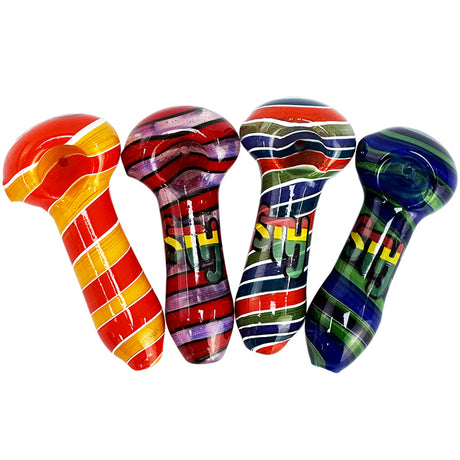 Something Glass Handpipe – Assorted Designs (12PC Display)