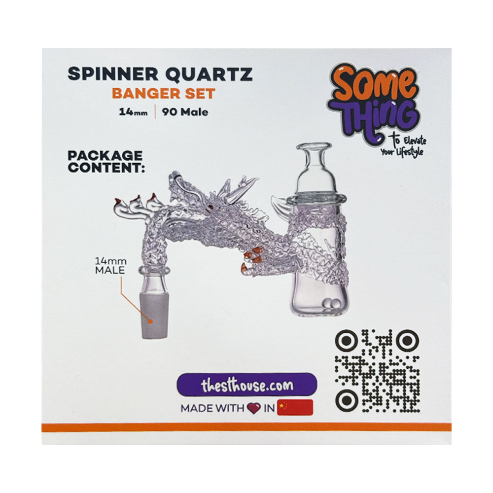 Spinner Quartz W Dragon Printed 14mm/90 – Something