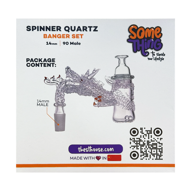 Spinner Quartz W Dragon Printed 14mm/90 – Something