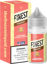 Strawberry Banana Custard Salt Nic E-Liquid Dessert Edition 30ML - The Finest