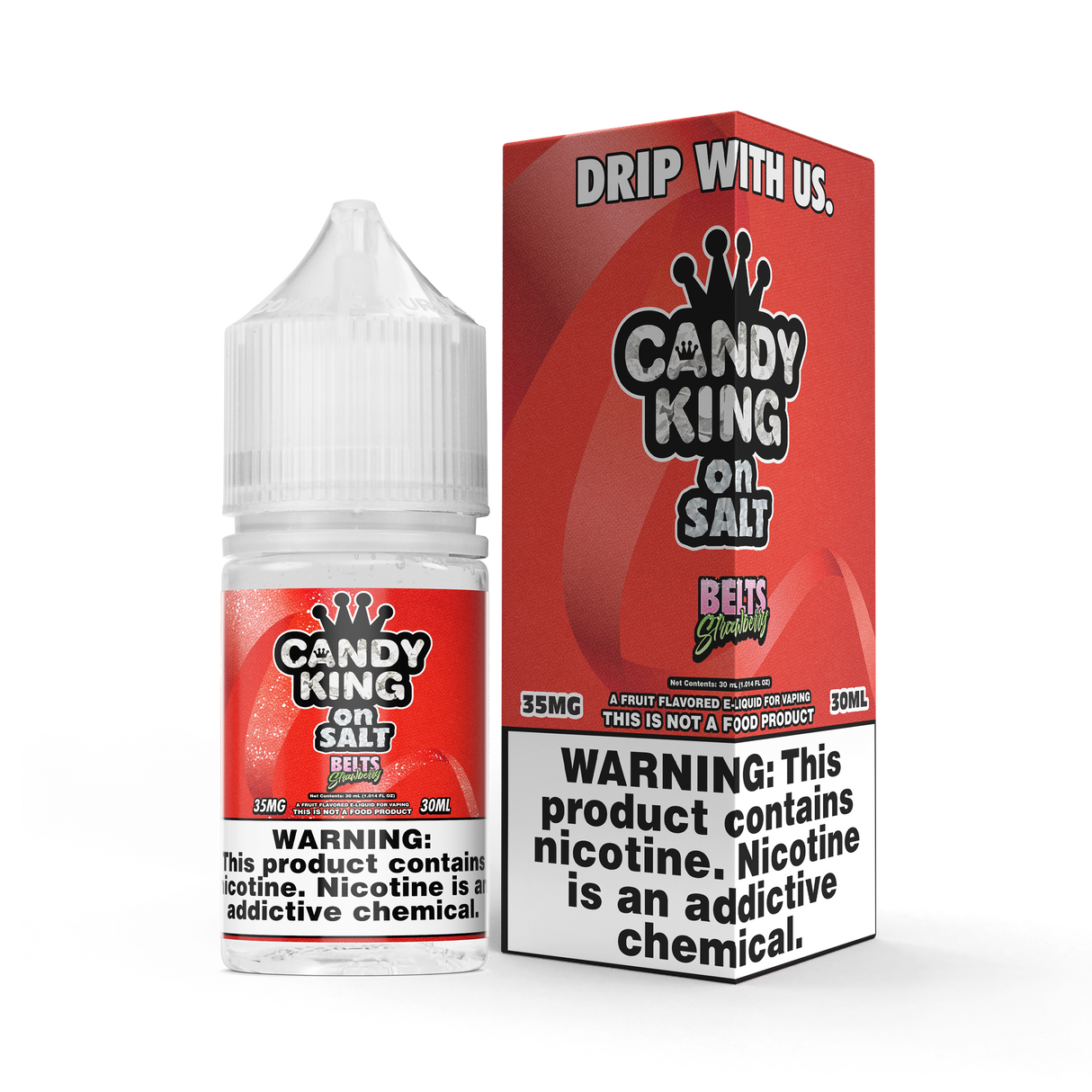 Strawberry Belts Candy King Salt Nic E-Liquid - 30ML