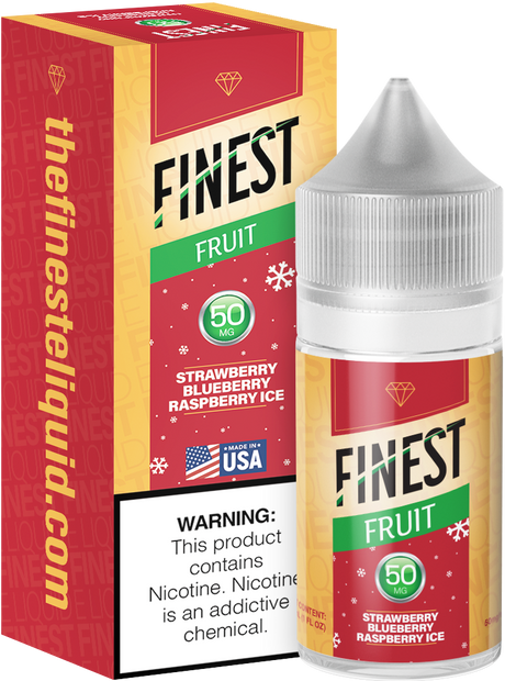 
Strawberry Blueberry Raspberry Ice Salt Nic E-Liquid Fruit Edition 30ML - The Finest