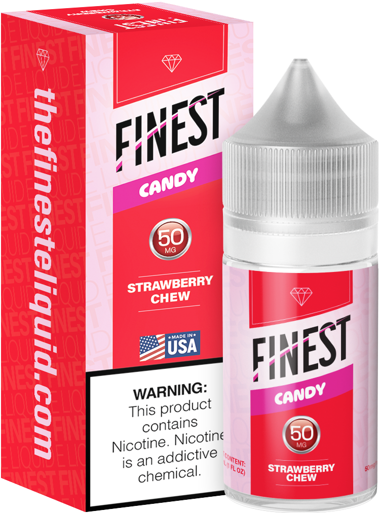 Strawberry Chew Salt Nic E-Liquid Candy Edition 30ML - The Finest