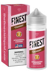 Strawberry Custard Freebase E-Liquid Dessert Edition 100ML - The Finest