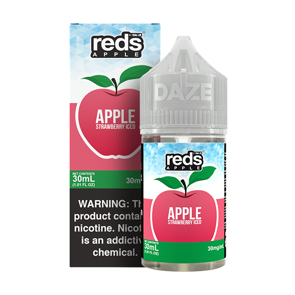 Strawberry Ice Salt Nic E-Liquid 30ML - Reds Apple