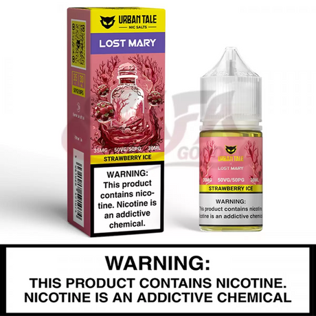 Strawberry Ice Urban Tale x Lost Mary Salt Nic E-Liquid 30ML