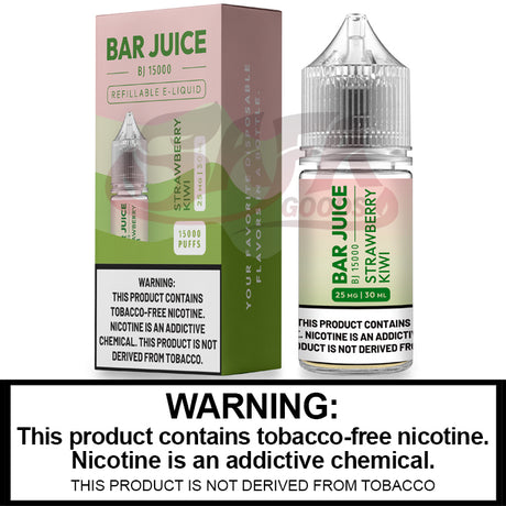 Strawberry Kiwi Salt Nic E-Juice 30ML - Bar Club