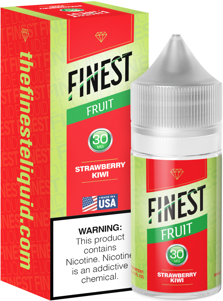 Strawberry Kiwi Salt Nic E-Liquid Fruit Edition 30ML - The Finest
