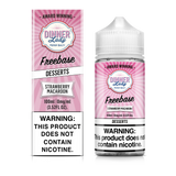 Strawberry Macaroon Freebase E-Liquid 100ML - Dinner Lady
