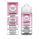 Strawberry Macaroon Freebase E-Liquid 100ML - Dinner Lady