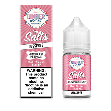 Strawberry Meringue Salt Nic E-Liquid 30ML - Dinner Lady