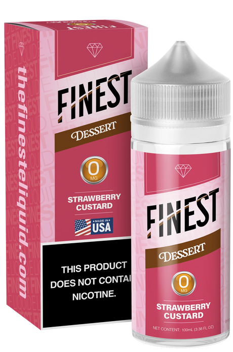 Strawberry Custard Freebase E-Liquid Dessert Edition 100ML - The Finest