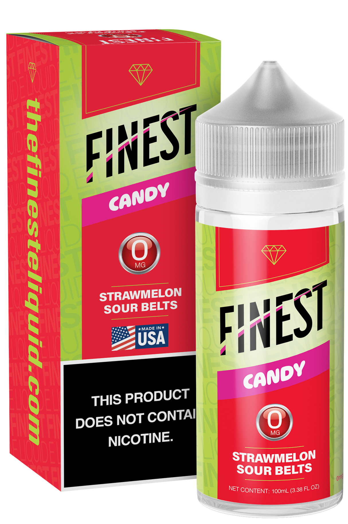 
Strawmelon Sour Belts Freebase E-Liquid Candy Edition 100ML - The Finest