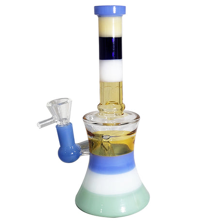 Striped Design Glass Water Pipe