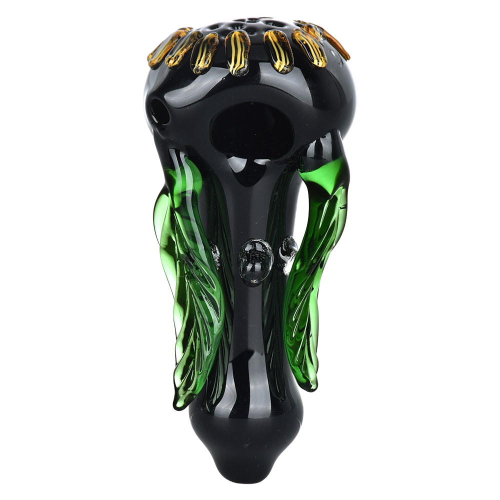 Sunflower Glass Spoon Pipe Asst. Designs 4.5"