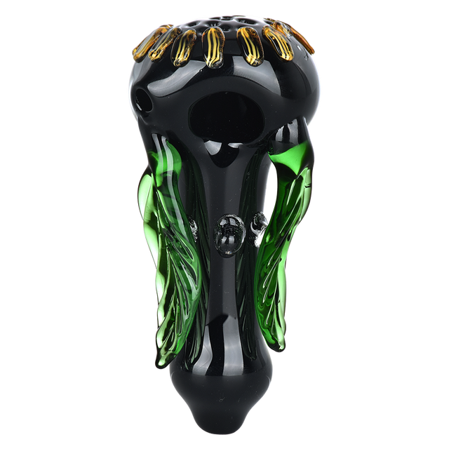 Sunflower Glass Spoon Pipe Asst. Designs 4.5"