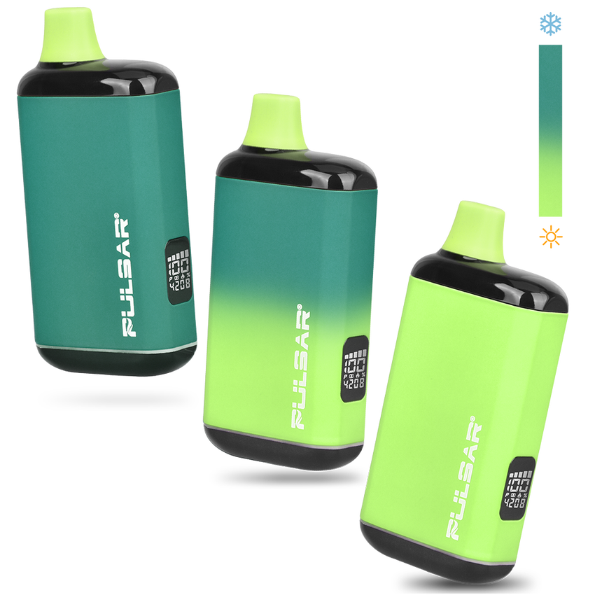 Tactile Mist Green-Yellow 510 DL 2.0 Pro Cartridge Vaporizer - Pulsar