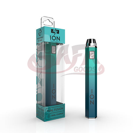 Teal Fusion 1100mAh 510 Cartridge Battery - ION