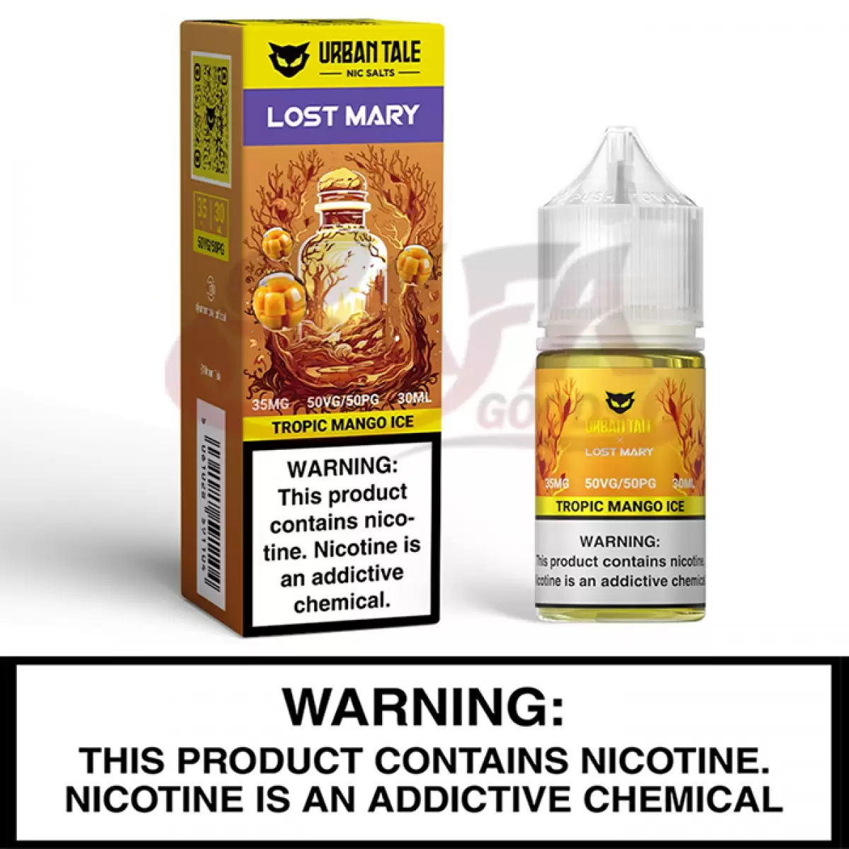 Tropical Mango Ice Urban Tale x Lost Mary Salt Nic E-Liquid 30ML