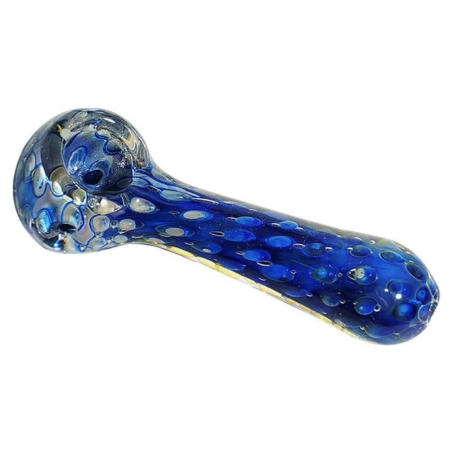 Turquoise Bubble Trap Glass Hand Pipe
