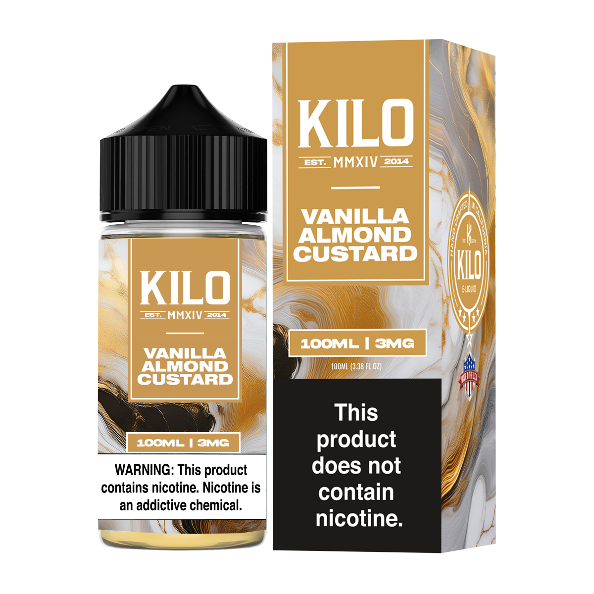 Vanilla Almond Custard FBE – Liquid 100ML – KILO