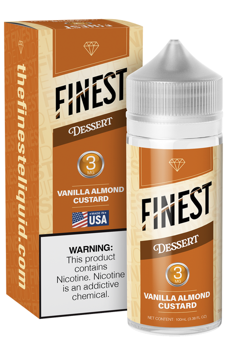Vanilla Almond Custard Freebase E-Liquid Dessert Edition 100ML - The Finest