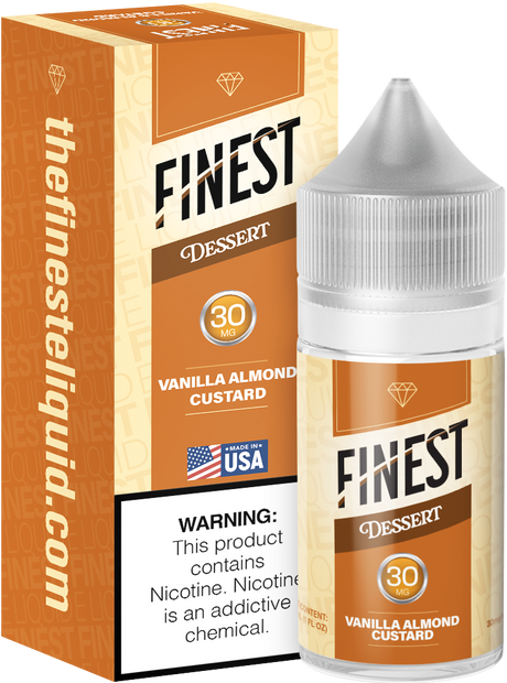 Vanilla Almond Custard Salt Nic E-Liquid Dessert Edition 30ML - The Finest