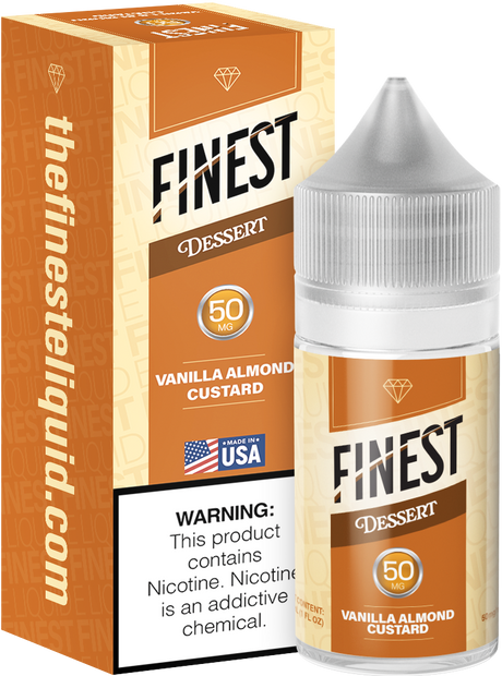 Vanilla Almond Custard Salt Nic E-Liquid Dessert Edition 30ML - The Finest
