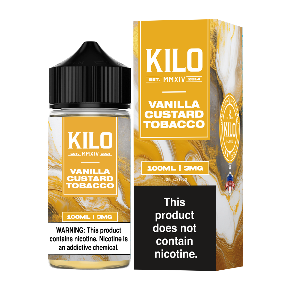 Vanilla Custard Tobacco FBE – Liquid 100ML – KILO