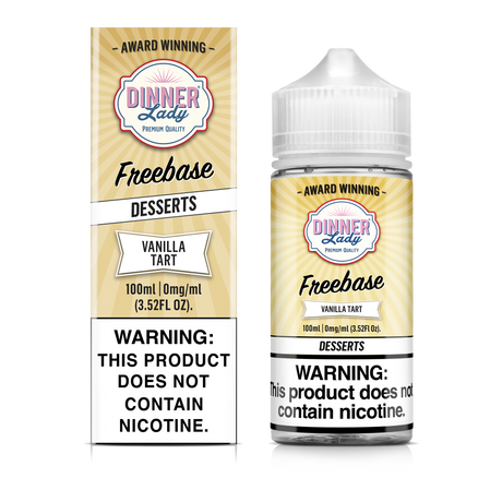 Vanilla Tart Freebase E-Liquid 100ML - Dinner Lady