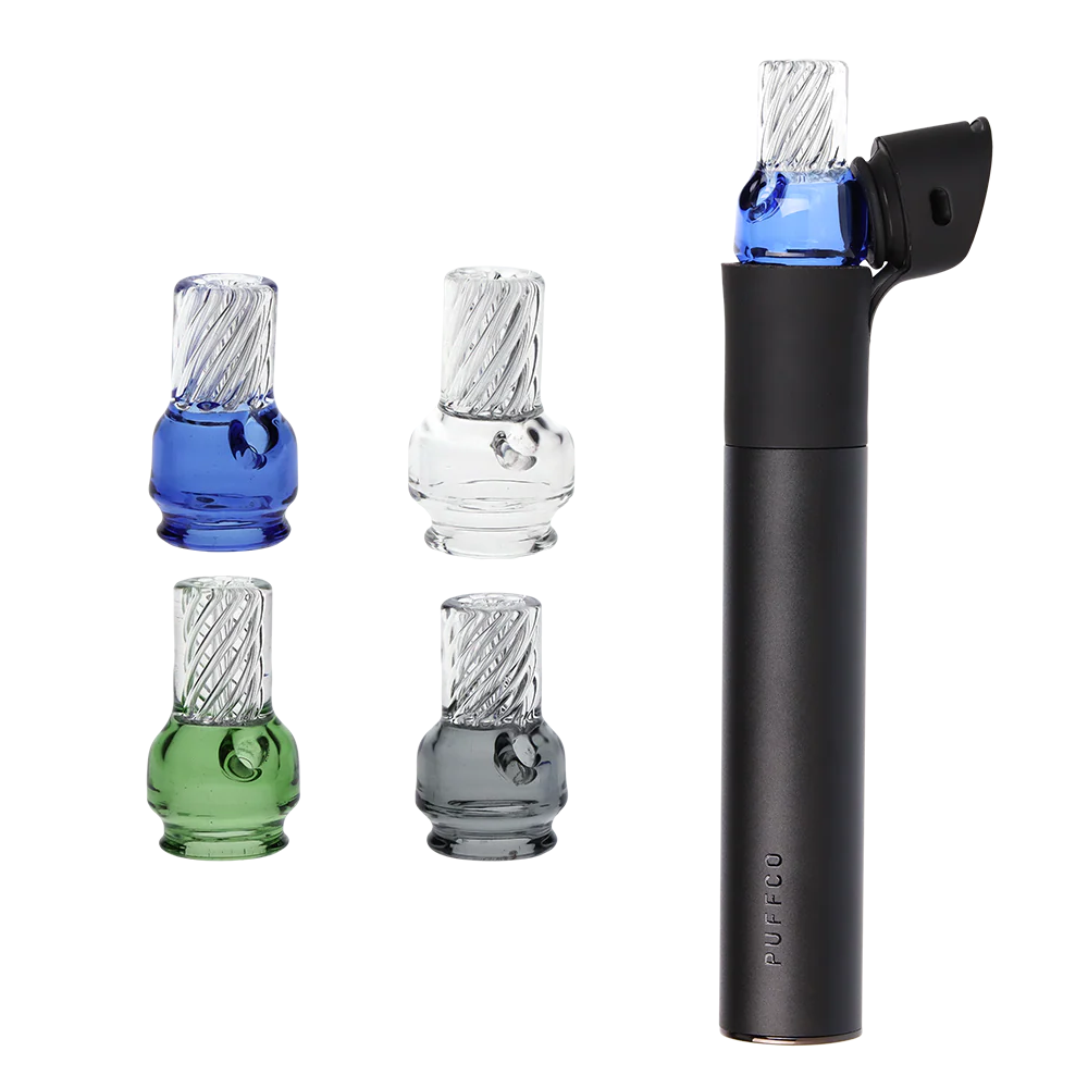 Vortex Glass Mouthpiece Attachment for Puffco Pivot [1PC] Asst. Colors