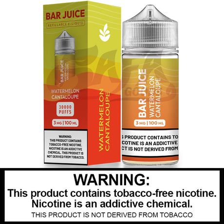 Watermelon Cantaloupe Freebase E-Juice 100ML - Bar Club